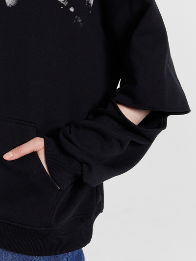 Худи Mark Formelle 122987/24-29342П-7 черный_печать_1_сл_на_пол_1сл_на_спинке - фото 93