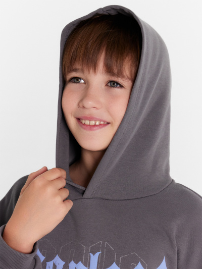 Худи Mark Formelle 123445/24-31863П-7 серый_дым_печать_Печать - фото 86