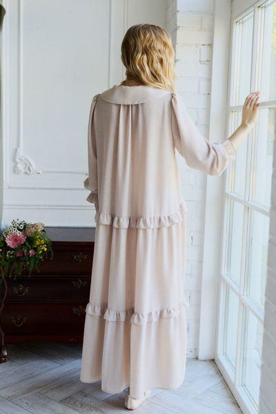 Платье Lokka 1658 бежевый - фото 8