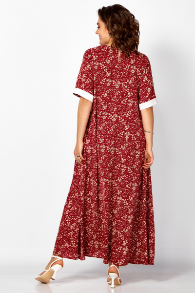 Платье BegiModa 1052 вино - фото 10