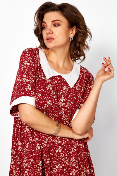 Платье BegiModa 1052 вино - фото 8