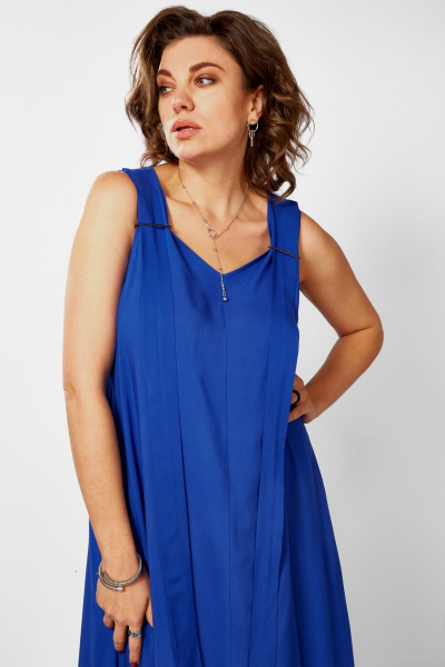 Платье BegiModa 1053 василек - фото 8