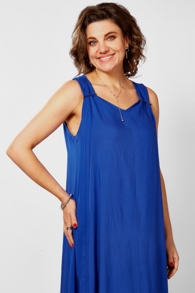 Платье BegiModa 1053 василек - фото 7