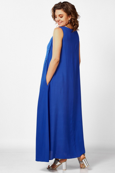 Платье BegiModa 1053 василек - фото 6