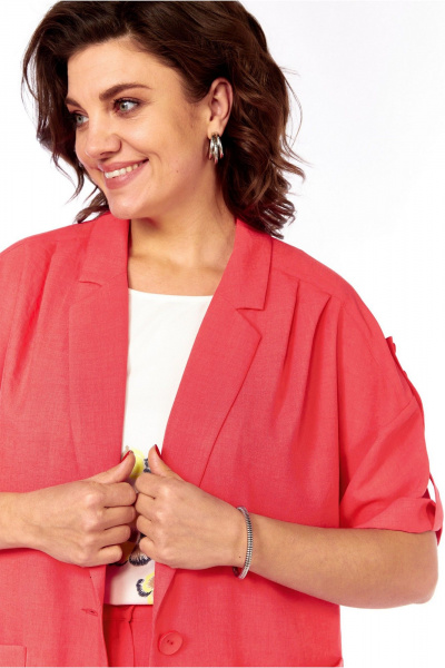 Брюки, жакет LaKona 11740 коралл - фото 8