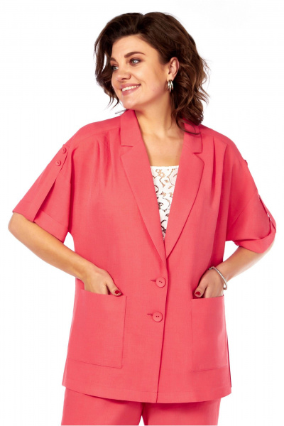 Брюки, жакет LaKona 11740 коралл - фото 4