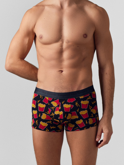 Трусы Mark Formelle 411124-2/25-4874П-5 черный_картошка_на_черном_3_сл_1тр_на_ЛВ_дет - фото 130