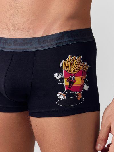 Трусы Mark Formelle 411124-2/25-4874П-5 черный_картошка_на_черном_3_сл_1тр_на_ЛВ_дет - фото 133