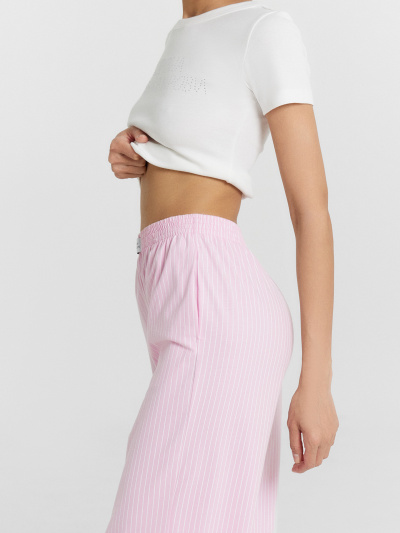 Брюки, футболка Mark Formelle 592588/24-33320ПП-0 белый_бело_розовая_полоска_1сл_аппликация_из_страз - фото 115