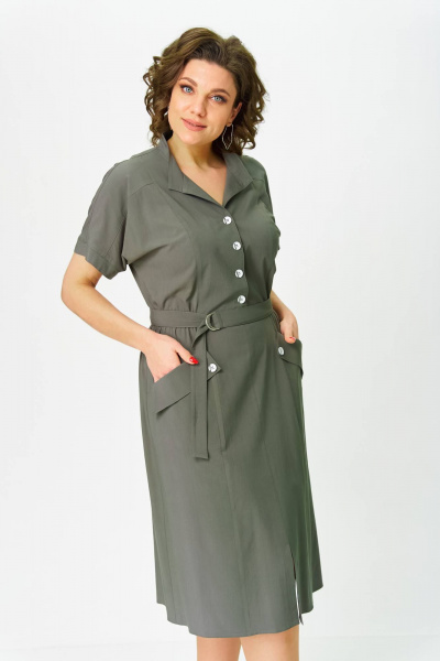 Платье Slaviaelit 552 олива - фото 1
