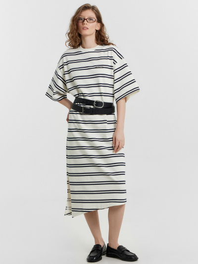 Платье Mark Formelle 152641/24-33801ПП-0 т.синяя_полоска_на_молочном_1_сл_термотрансфер_на_ - фото 28