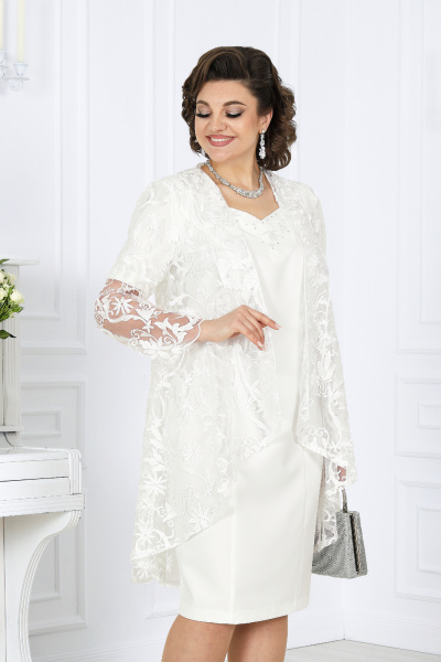 Кардиган, платье Ninele 5907 молоко - фото 8