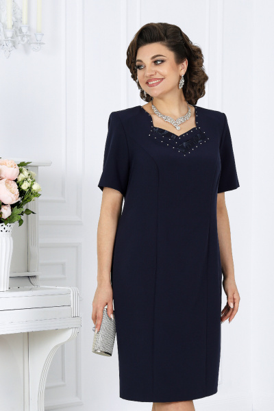 Кардиган, платье Ninele 5907 темно-синий - фото 6