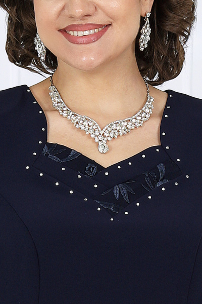 Кардиган, платье Ninele 5907 темно-синий - фото 9