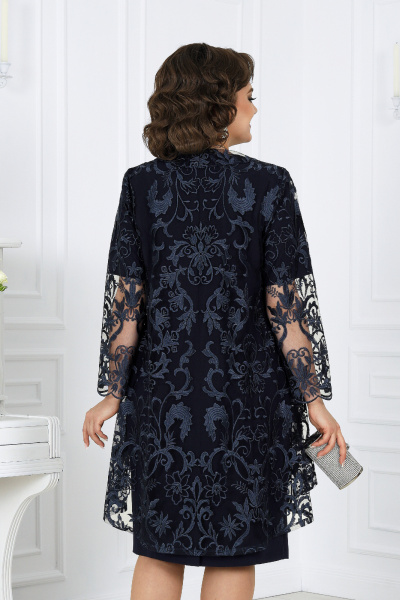 Кардиган, платье Ninele 5907 темно-синий - фото 12