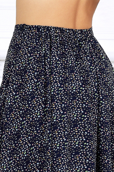 Жакет, юбка Ninele 5992 синий_камни - фото 9