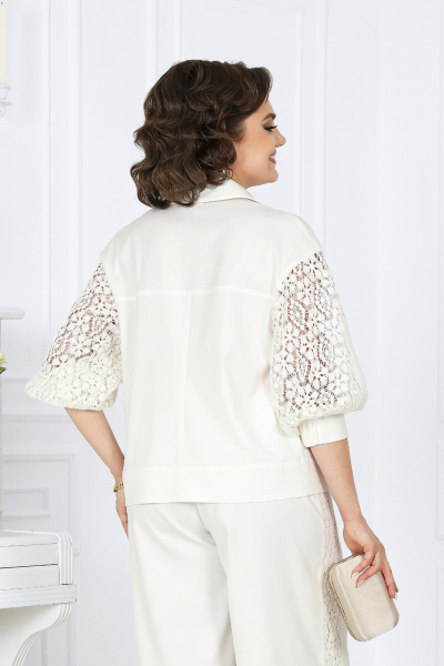 Брюки, жакет Ninele 6057 молочный - фото 7