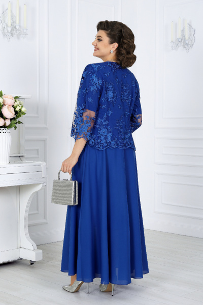 Жакет, платье Ninele 6058 василек - фото 8