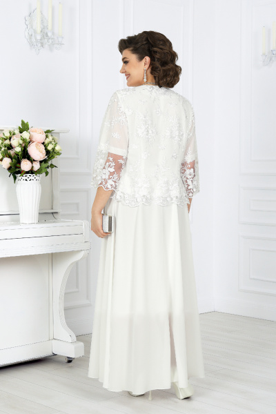 Жакет, платье Ninele 6058 молочный - фото 7