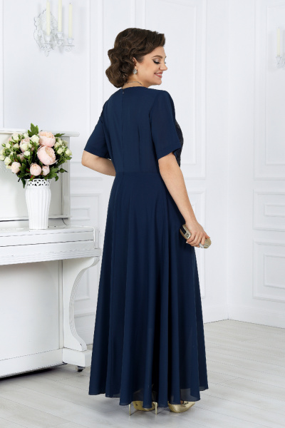 Жакет, платье Ninele 6058 синий - фото 10