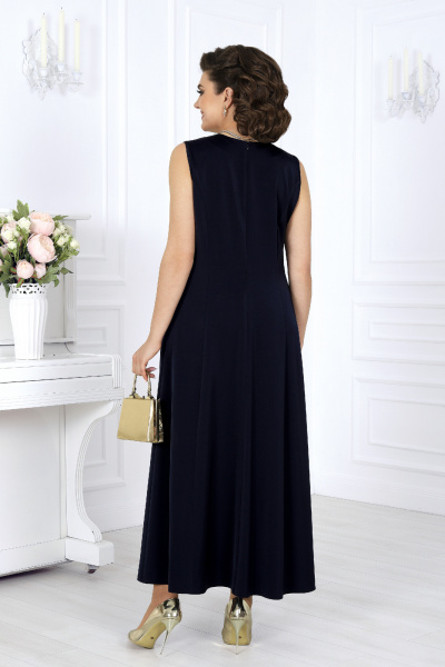 Накидка, платье Ninele 6060 синий - фото 11