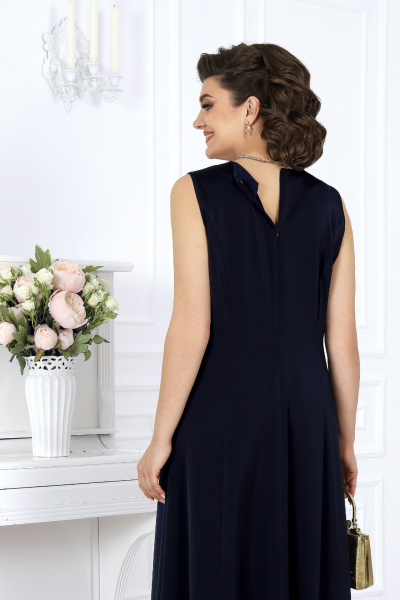 Накидка, платье Ninele 6060 синий - фото 12