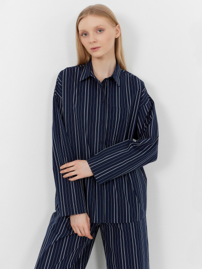 Рубашка Mark Formelle 502985/24-28944П-9 белая_полоска_на_море - фото 22