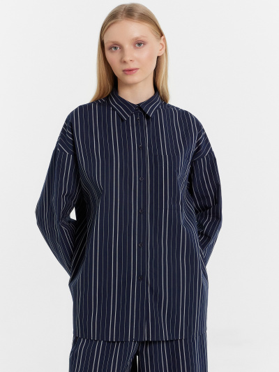 Рубашка Mark Formelle 502985/24-28944П-9 белая_полоска_на_море - фото 25