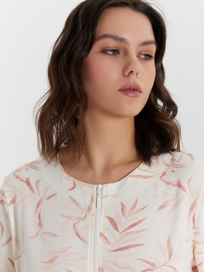 Халат Mark Formelle 552266-1/24-30415ПП-5 цветы_на_св.молочном - фото 10