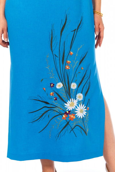 Платье SVT-fashion 556 бирюза - фото 4