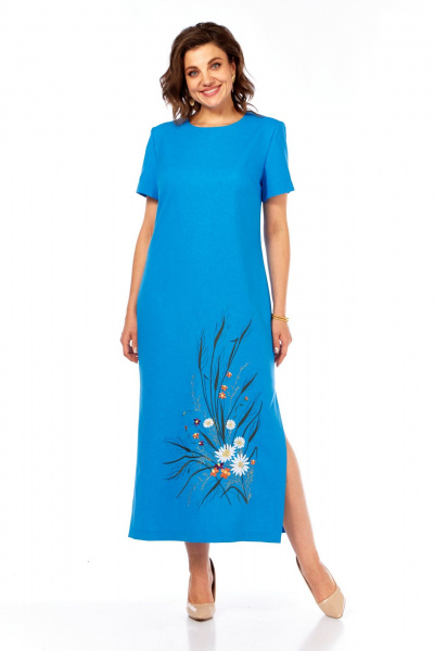 Платье SVT-fashion 556 бирюза - фото 3