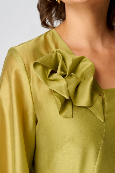 Платье Мишель стиль 1283 оливковый - фото 6