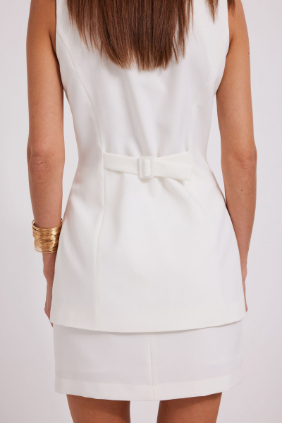 Жилет, юбка N.O.W. 1586 молочный - фото 6