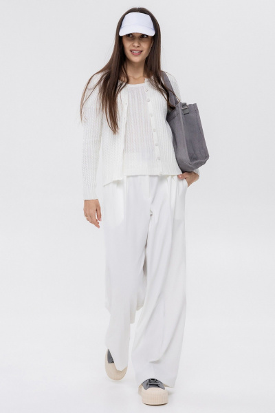 Кардиган AREOLA 13501 белый - фото 6