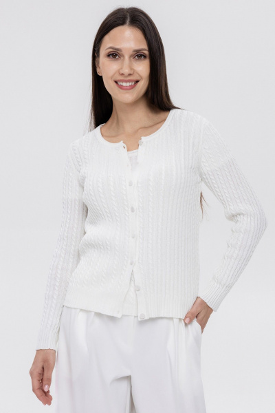 Кардиган AREOLA 13501 белый - фото 1