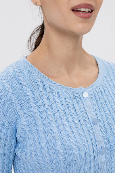 Кардиган AREOLA 13501 голубой - фото 2