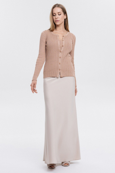 Кардиган AREOLA 13501 коричневый - фото 1