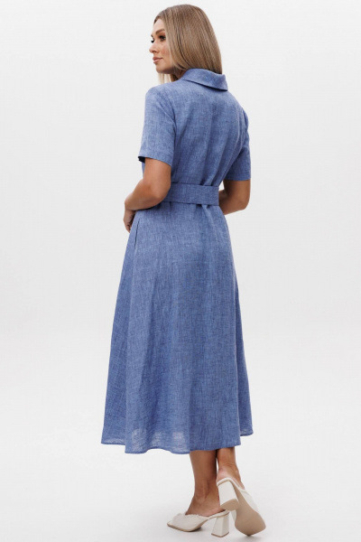 Платье Ma Сherie 4107 синий_меланж - фото 8