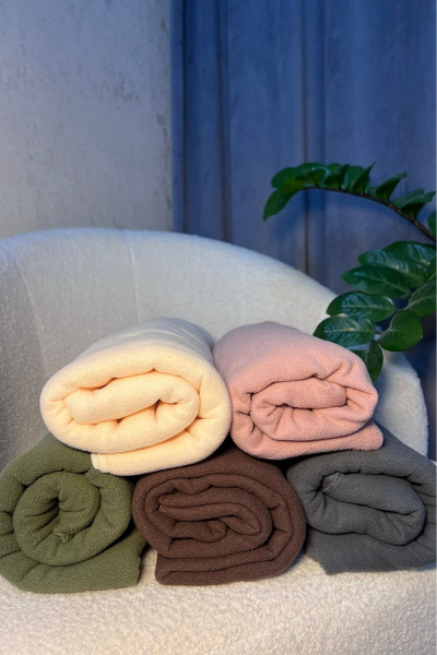 Плед Файбертек ПЛ.100х150.Olive - фото 5