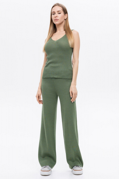 Брюки AREOLA 13701 зеленый - фото 10