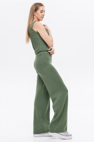 Брюки AREOLA 13701 зеленый - фото 8
