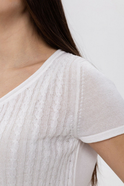 Джемпер AREOLA 13405 белый - фото 8