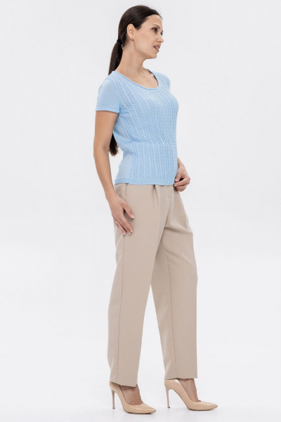 Джемпер AREOLA 13405 голубой - фото 9