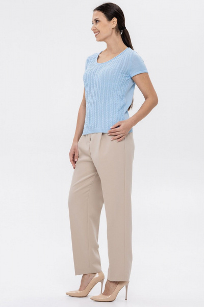 Джемпер AREOLA 13405 голубой - фото 5