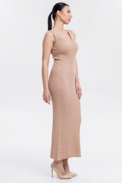 Платье AREOLA 13301 коричневый - фото 4