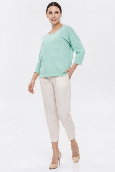 Джемпер AREOLA 13402 бирюзовый - фото 9