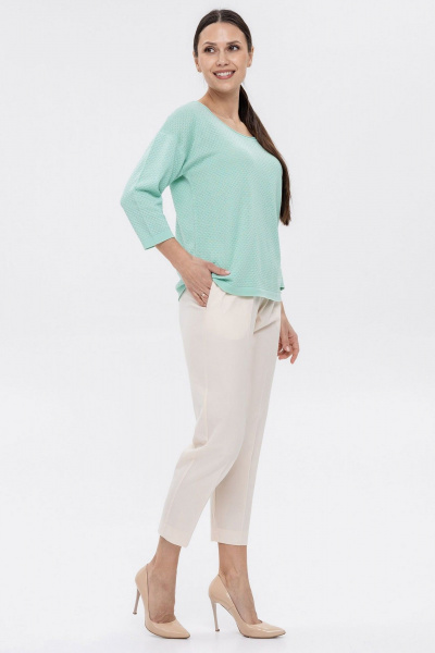 Джемпер AREOLA 13402 бирюзовый - фото 7