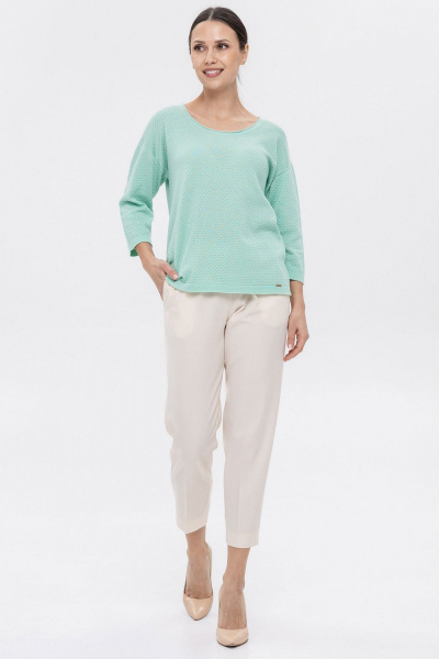 Джемпер AREOLA 13402 бирюзовый - фото 4