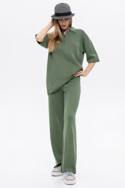 Джемпер AREOLA 13403 зеленый - фото 10