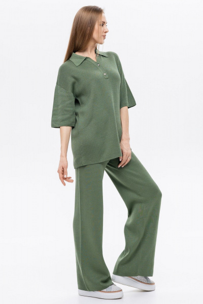 Джемпер AREOLA 13403 зеленый - фото 7